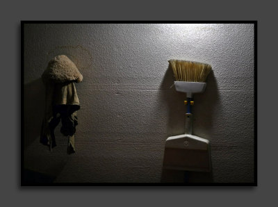 Broom man meets Chamois monster