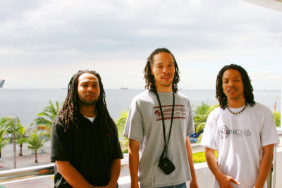 Justin, Chris & Warren - Manila Bay in the Background