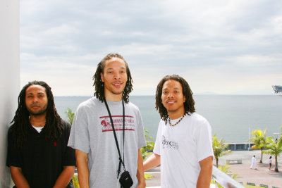 Justin, Chris & Warren - Manila Bay in the Background