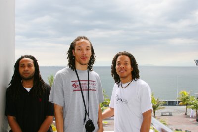 Justin, Chris & Warren - Manila Bay in the Background