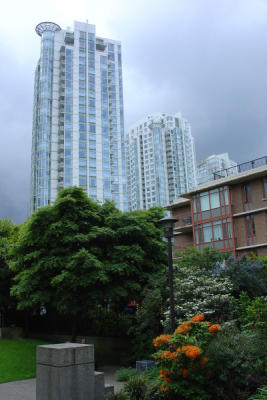 Buildings in Yaletown area