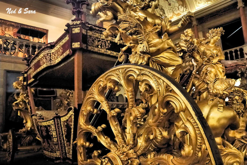 detail of a  royal coach