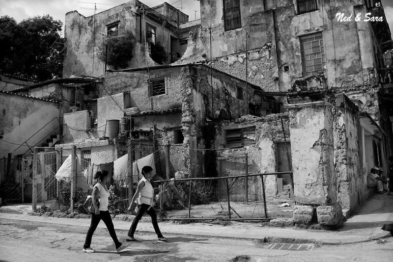 typical street in old Havana