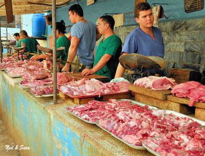 open air meat market