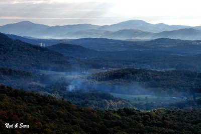 that's why they call them the Smokey Mountains