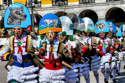 we happened upon  this colorful celebration in Lisbon