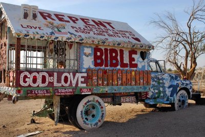 the God is Love truck