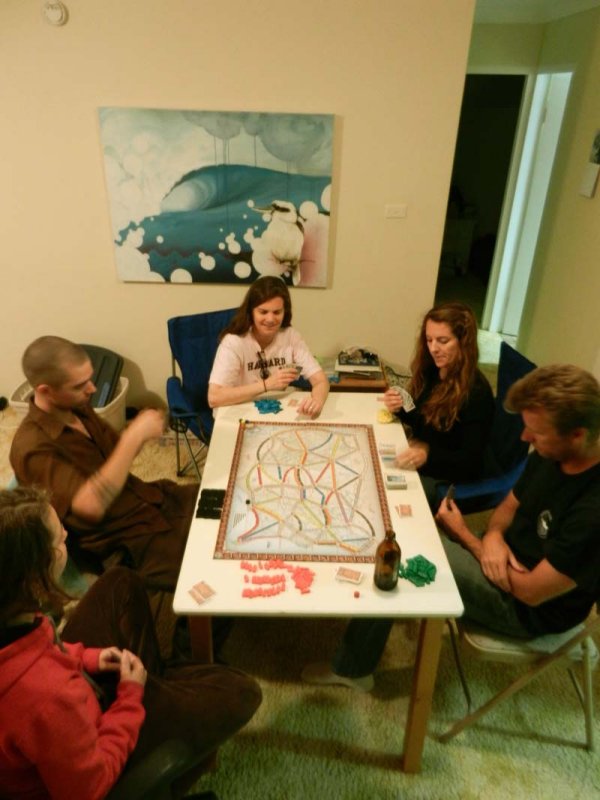 Playing Ticket to Ride