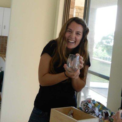 Mark and Steph also made a mom glass