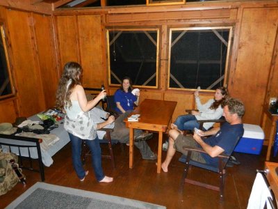 Hanging out in the Daintree bungalow