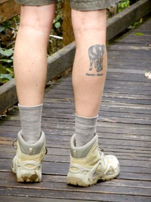 Jim's tatoo fits in!