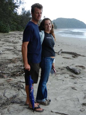 Enjoying Myall Beach in the Daintree