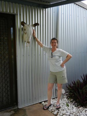 Entrance to our cabin in Chillagoe