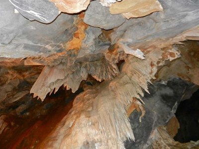 Ceiling of Trezkinn cave
