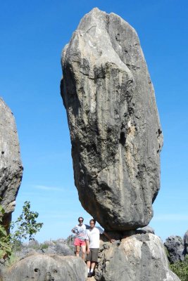 Jess and Adam at balanced rock