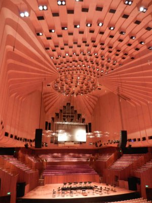 Symphony hall at the Sydney Opera House