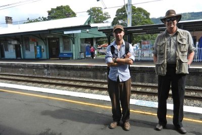Mark and Jim and the train station