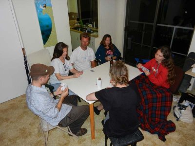Evening card games