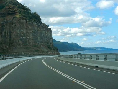 On the drive north to Stanwell Tops