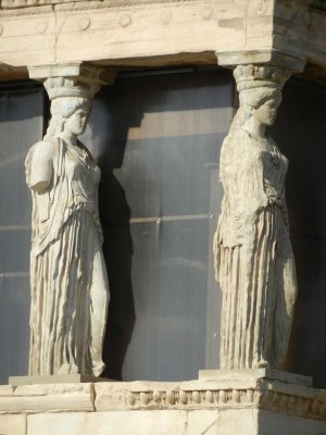 Columns near the Parthenon
