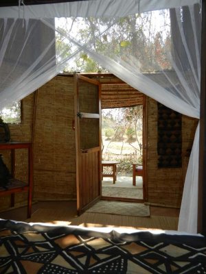 The view from bed at Mwamba