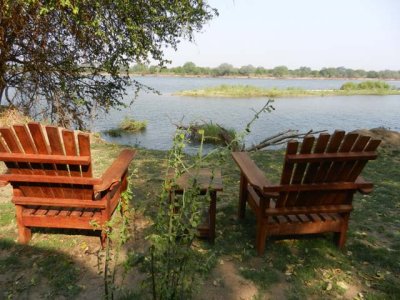 View of the Zambezi River from Tsika