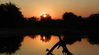 Sundown on the Zambezi