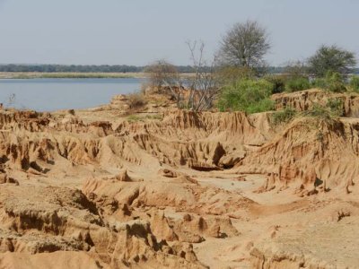Interesting erosion near the Zambezi River