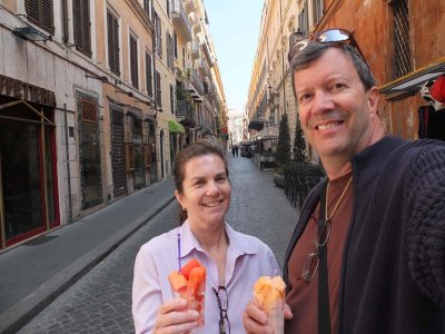 Fresh fruit in Rome!