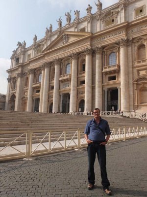 Jim and San Pietro Basilica