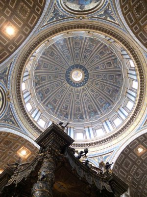 The cupola of San Pietro Basilica