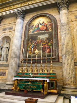 Malachite altar! San Paolo Basilica