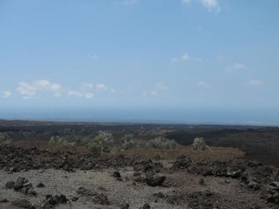 Lava fields on the south Kona coast