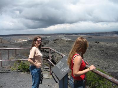 Overlooking more of the volcano