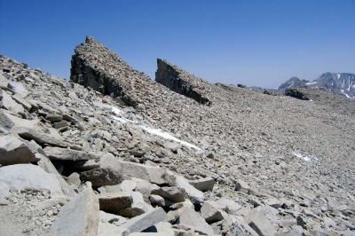 Looking back along the trail ... pretty gnarly