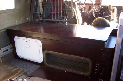Console I built to camperize our Pinzgauer
