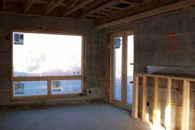 The corner of the master bedroom