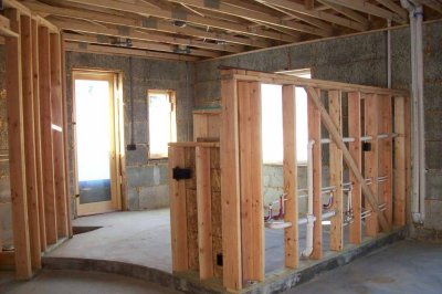 The master bathroom