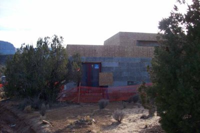 Looking towards the outside of our guest bedroom