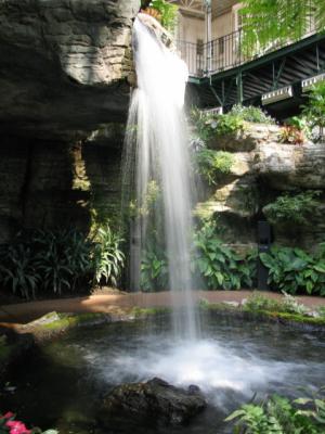 Opryland private waterfall slow