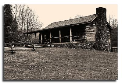 Cades Cove Gift Shop:  Aged in Photoshop
