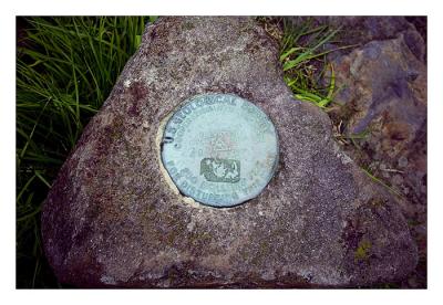 Survey Marker @ summit 4949 feet