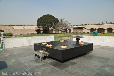 Raj Ghat - Memorial de Mahatma Ghandi