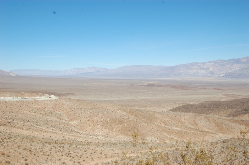 Looking back at Panamint Valley
