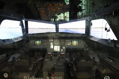 Space Museum, inside a plane of today...