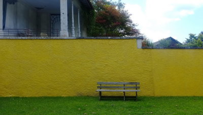 This si one of the works: a golden wall.