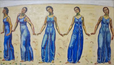 A large Ferdinand Hodler fresco.