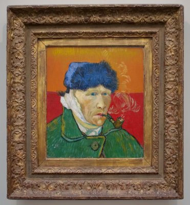 and his autoportrait.