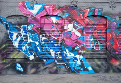 Die Rote Fabrik. Also a place for alternative culture. Full of graffiti.