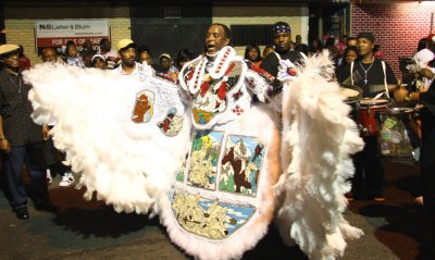 Mardi Gras Indian on St. Joseph's Day